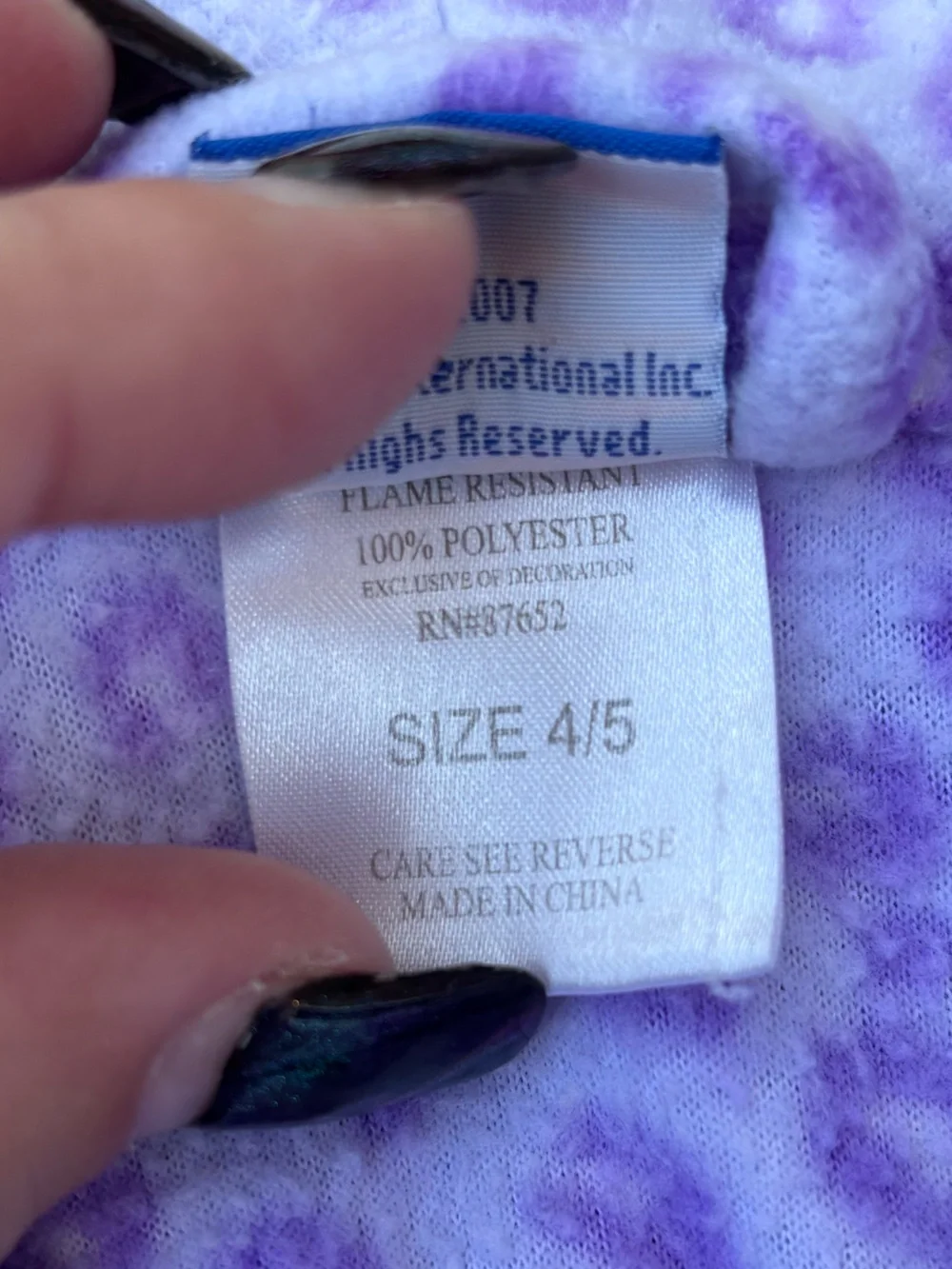 VINTAGE NICK JR Y2K DORA PURPLE LEOPARD PRINT FLEECE ROBE SIZE 4/5 GIRLS